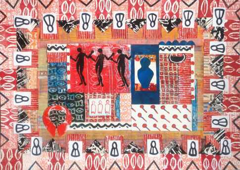 Von hier aus 2 Von hier aus 2 Mischtechnik 70x100cm 2012